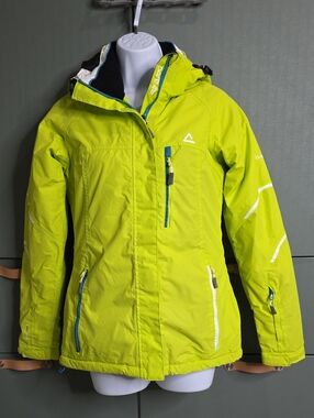 907U. Dare 2b Ared 5000 Women's Ski Snowboard Jacket Lime Green US 4 Waterproof